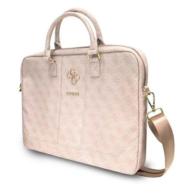 Guess 4G Big Logo bag for a 16' '  laptop - pink 1