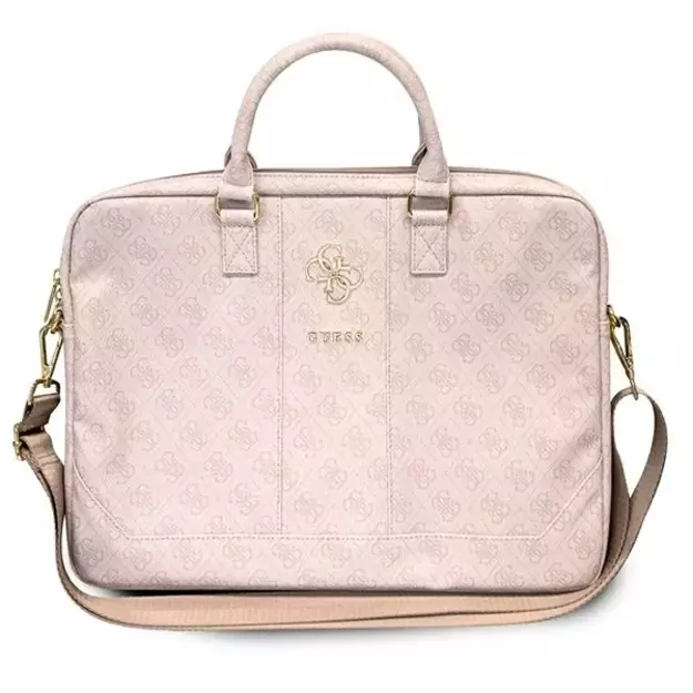 Guess 4G Big Logo bag for a 16&#39 &#39  laptop - pink