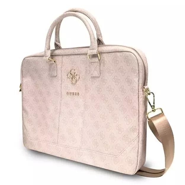 Guess 4G Big Logo bag for a 16&#39 &#39  laptop - pink 1