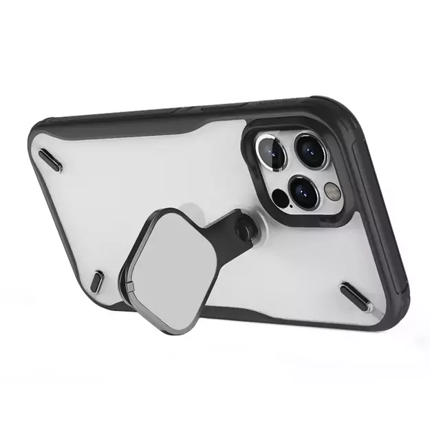 Nillkin Cyclops Case durable case with camera cover and foldable stand for iPhone 13 Pro Max black 5