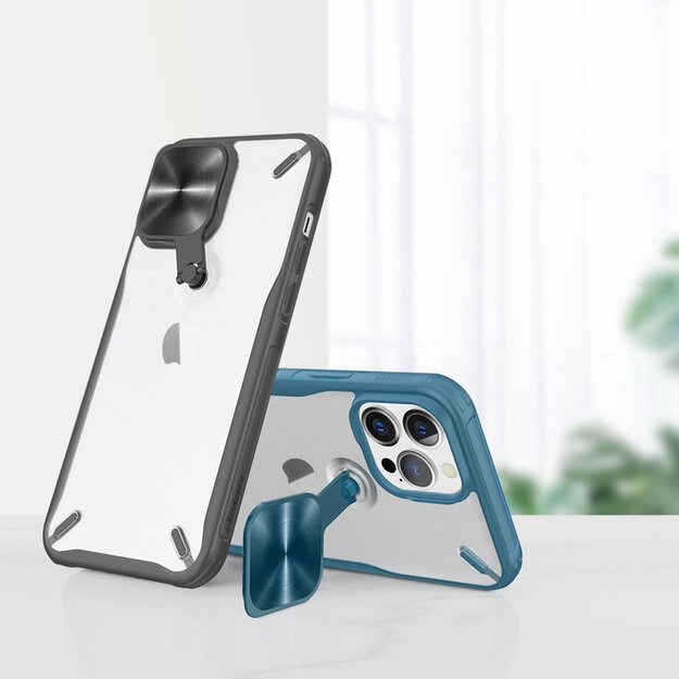 Nillkin Cyclops Case durable case with camera cover and foldable stand for iPhone 13 Pro Max black 25