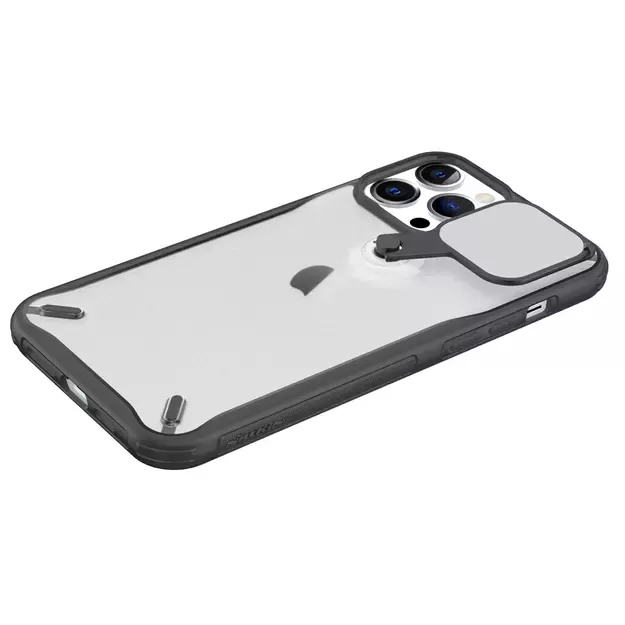 Nillkin Cyclops Case durable case with camera cover and foldable stand for iPhone 13 Pro Max black 2