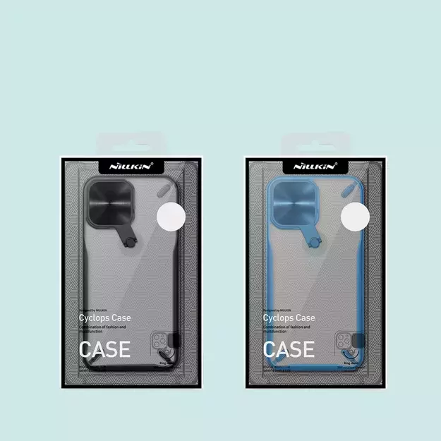Nillkin Cyclops Case durable case with camera cover and foldable stand for iPhone 13 Pro Max black 17