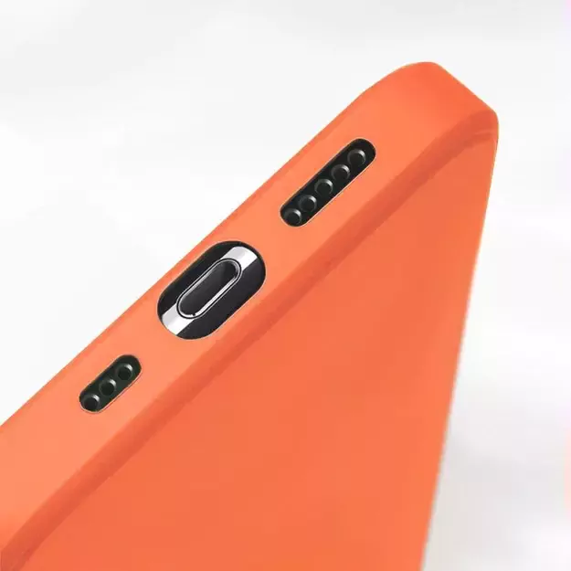 Card Case Silicone Wallet with Card Slot Documents for iPhone 13 mini orange 9