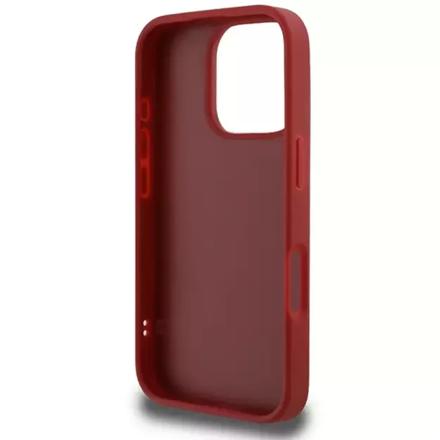 Karl Lagerfeld Quilted Signature iPhone 16 Pro Case - Red 6