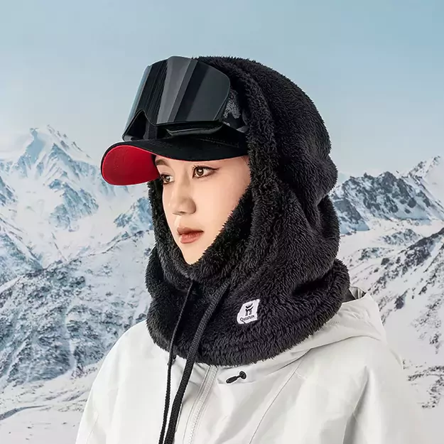 Qunature Arctic Velvet Ski Balaclava Size M - Black 8