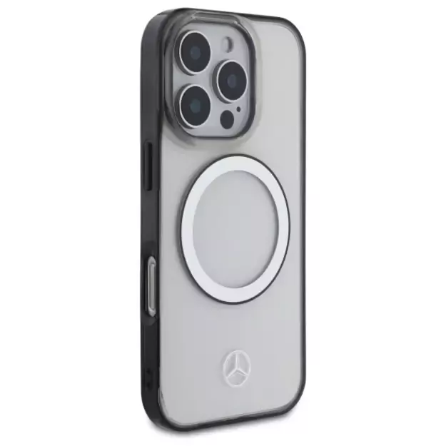 Mercedes Printed Logo MagSafe Case for iPhone 16 Pro - Clear 2