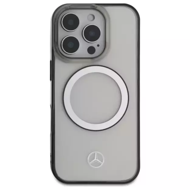Mercedes Printed Logo MagSafe Case for iPhone 16 Pro - Clear 7