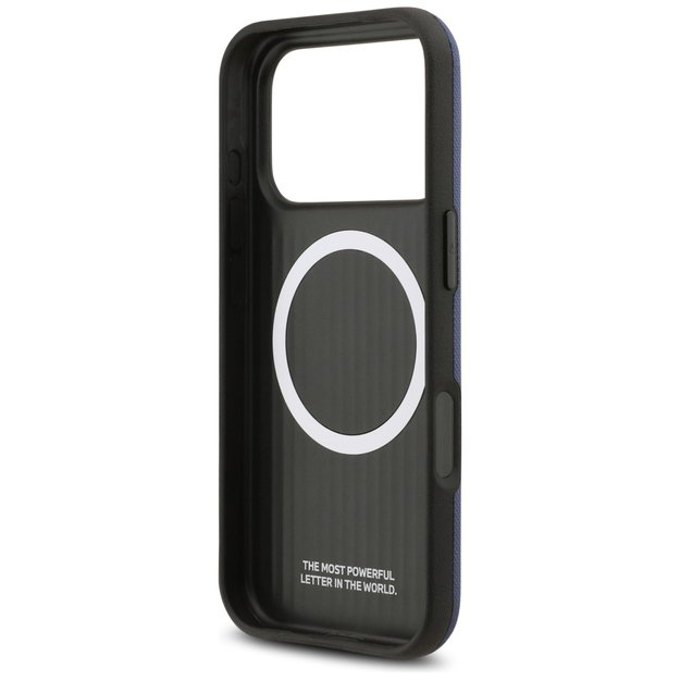 BMW M FW Metal Logo MagSafe Case for iPhone 17 Pro - Navy Blue 6