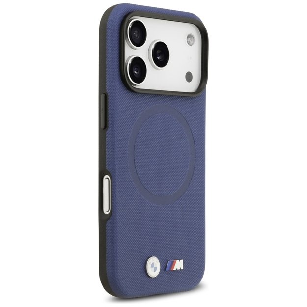 BMW M FW Metal Logo MagSafe Case for iPhone 17 Pro - Navy Blue 3