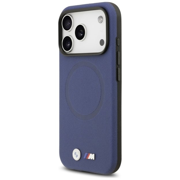 BMW M FW Metal Logo MagSafe Case for iPhone 17 Pro - Navy Blue 1