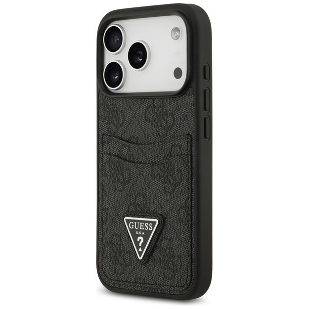 Guess 4G nauble Card Triangle case for iPhone 17 Pro - black 6