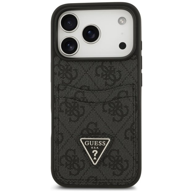 Guess 4G nauble Card Triangle case for iPhone 17 Pro - black 7