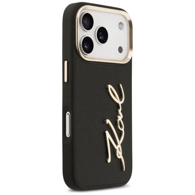 Karl Lagerfeld Karl Script Logo Case for iPhone 17 Pro - Black 3