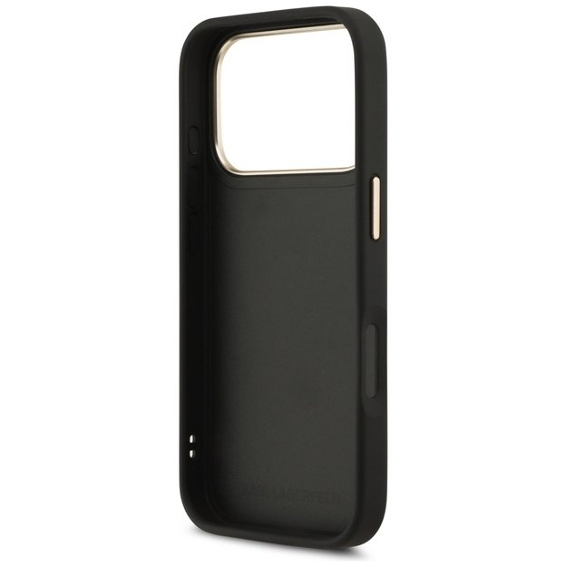 Karl Lagerfeld Karl Script Logo Case for iPhone 17 Pro - Black 6