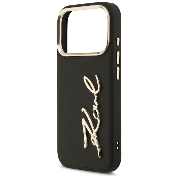 Karl Lagerfeld Karl Script Logo Case for iPhone 17 Pro - Black 5