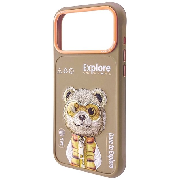 Nimmy Cool&amp Cute 2.0 Bear Case for iPhone 17 Pro Max - Beige 3