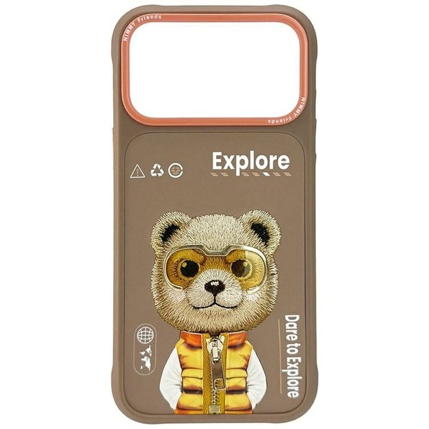 Nimmy Cool&amp Cute 2.0 Bear Case for iPhone 17 Pro Max - Beige