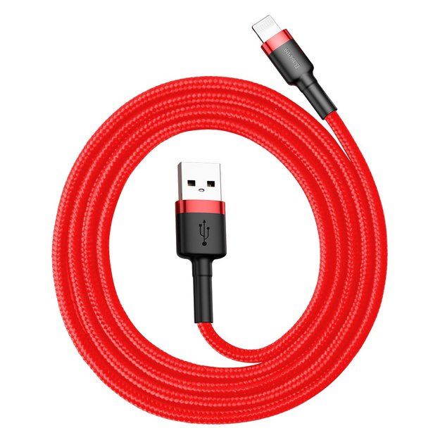 Baseus Cafule USB-A / Lightning 2.4A QC 3.0 cable 1 m - red 5