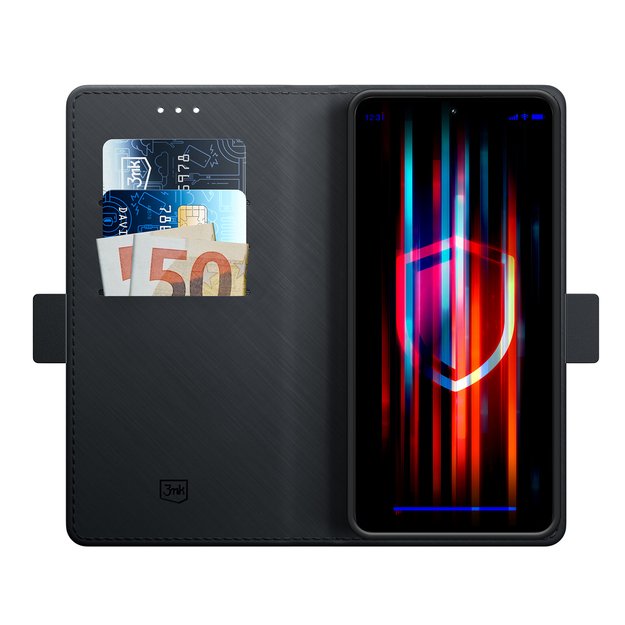 3mk Wallet Case with Flip for Xiaomi Redmi Note 13 Pro 5G - Black 1