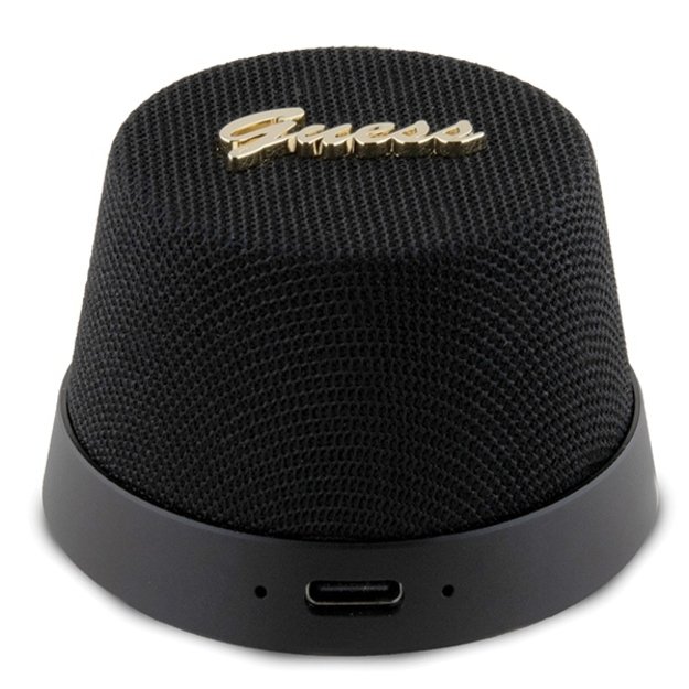 Guess Magnetic Script Metal Bluetooth speaker - black 1
