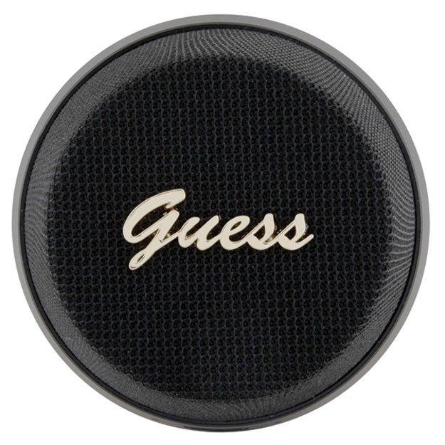 Guess Magnetic Script Metal Bluetooth speaker - black 2