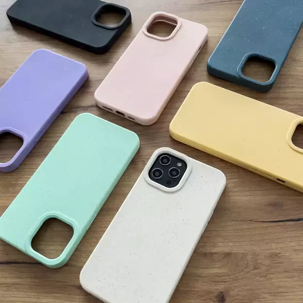 Eco Case case for iPhone 14 Plus silicone degradable cover mint green 14