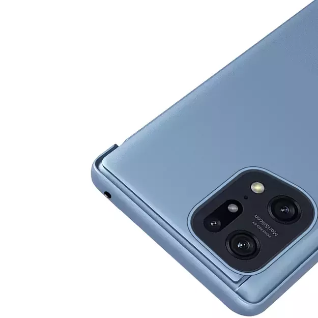 Clear View Case cover for Oppo Find X5 Pro cover with a flap black 14