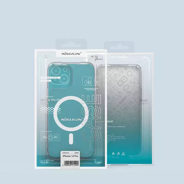 Nillkin Nature Pro Magnetic Case iPhone 14 Pro magnetic case MagSafe blue 4