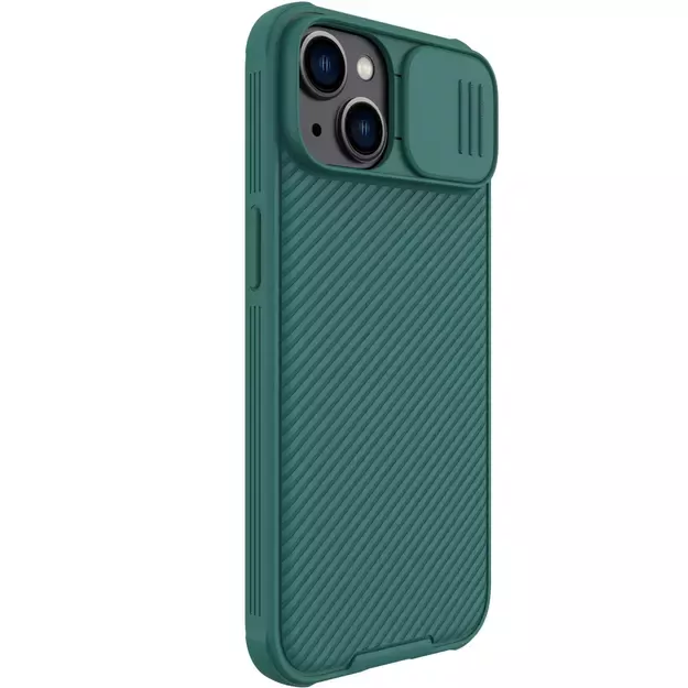 Nillkin CamShield Pro Case iPhone 14 Plus Armored Cover Camera Protector Green 20