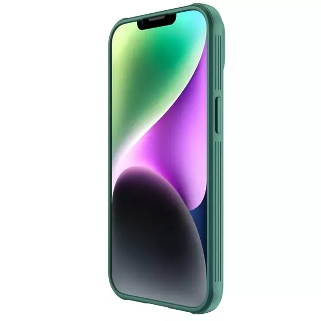 Nillkin CamShield Pro Case iPhone 14 Plus Armored Cover Camera Protector Green 21