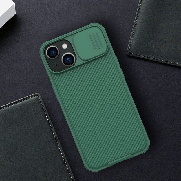 Nillkin CamShield Pro Case iPhone 14 Plus Armored Cover Camera Protector Green 16