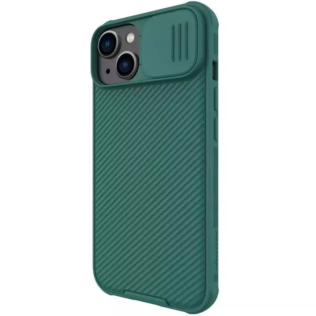 Nillkin CamShield Pro Case iPhone 14 Plus Armored Cover Camera Protector Green 19