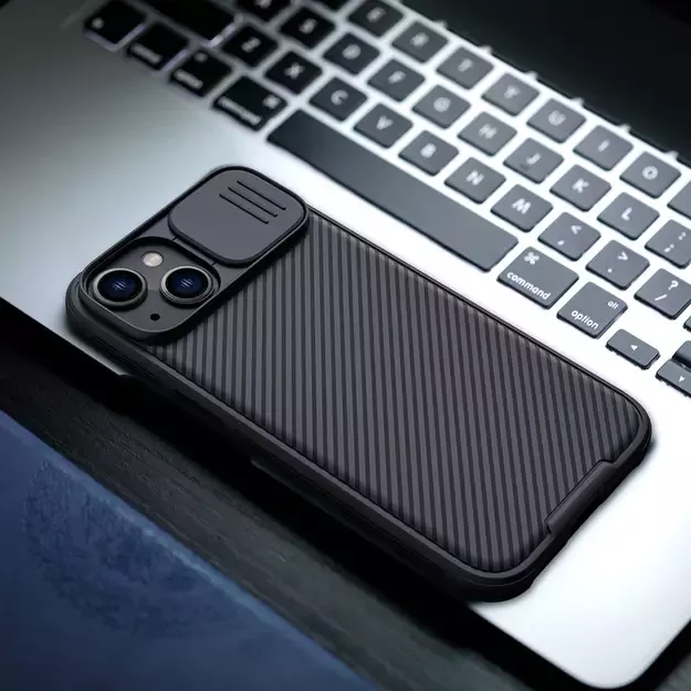 Nillkin CamShield Pro Case iPhone 14 Plus Armored Cover Camera Protector Green 33