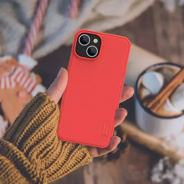 Nillkin Super Frosted Shield Pro case for iPhone 14 Plus, back cover, red 32