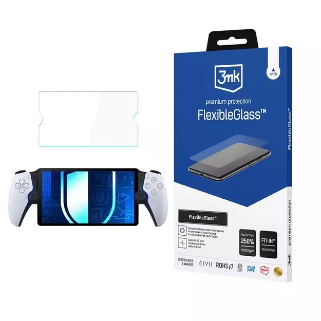 Hybrid glass 3mk FlexibleGlass™ for Sony PlayStation Portal - up to 8.3&quot 