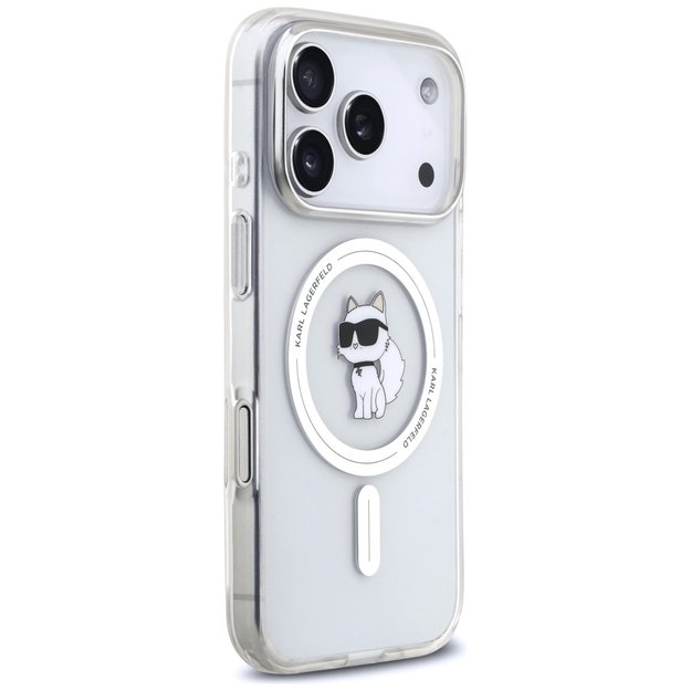 Karl Lagerfeld IML Choupette MagSafe Case for iPhone 17 Pro Max - Transparent 3