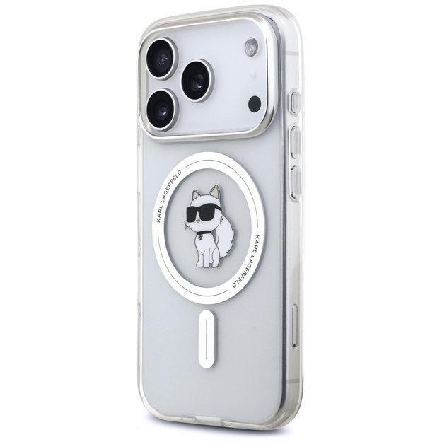 Karl Lagerfeld IML Choupette MagSafe Case for iPhone 17 Pro Max - Transparent 1