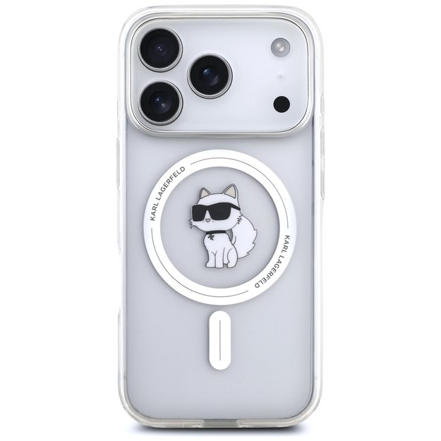 Karl Lagerfeld IML Choupette MagSafe Case for iPhone 17 Pro Max - Transparent 2