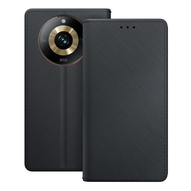 3mk Wallet Case for Realme 11 Pro+ - Black 12