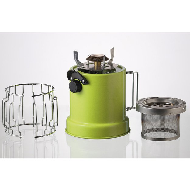 2in1 Tourist stove with a heater for MEVA VATOP gas cartridges 9