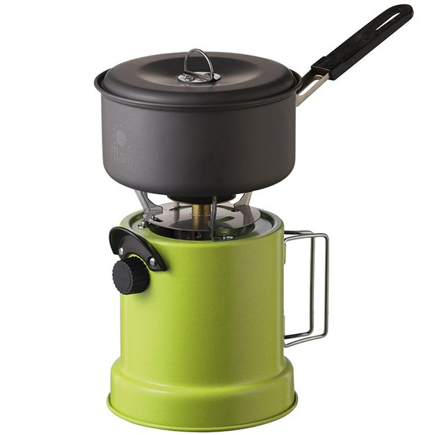 2in1 Tourist stove with a heater for MEVA VATOP gas cartridges 7