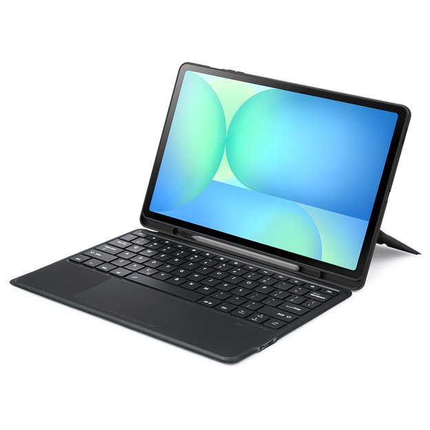 Etui z klawiaturą Dux Ducis (DK series) na Samsung Tab S10 FE+ (Plus) z podświetleniem - czarna 1