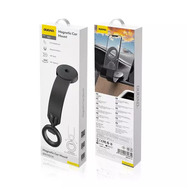 Dudao F21 Car Holder with MagSafe - Black 1