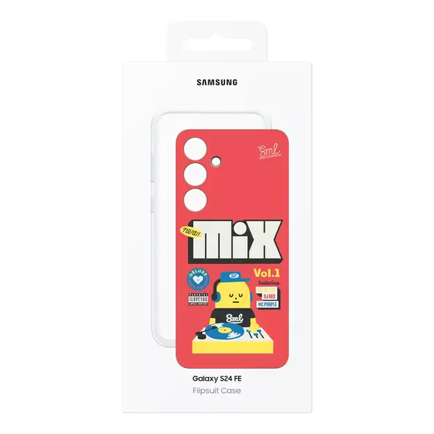 Samsung Flipsuit Case EF-MS721CREGWW for Samsung Galaxy S 24 FE - Red 10