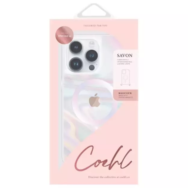 Uniq Coehl Savon Magnetic Charging Case for iPhone 16 - Transparent 14