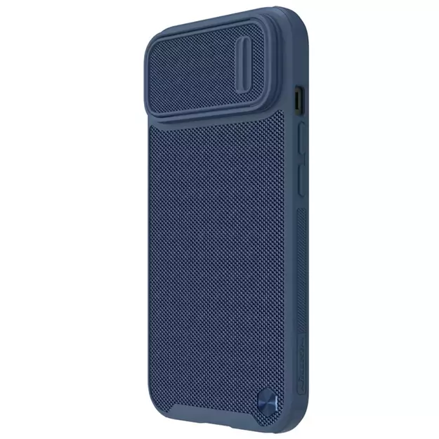 Nillkin Textured S Case for iPhone 14 Plus, armored cover with camera cover, blue 17