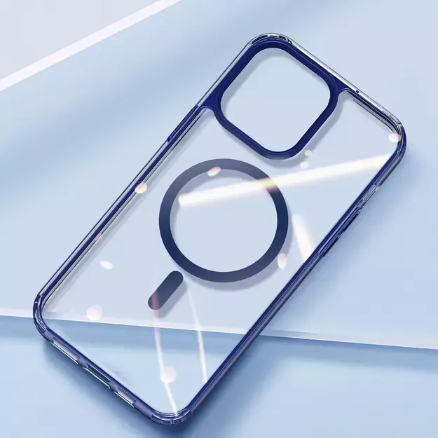 Dux Ducis Clin2 case for iPhone 14 Pro magnetic MagSafe cover blue 11
