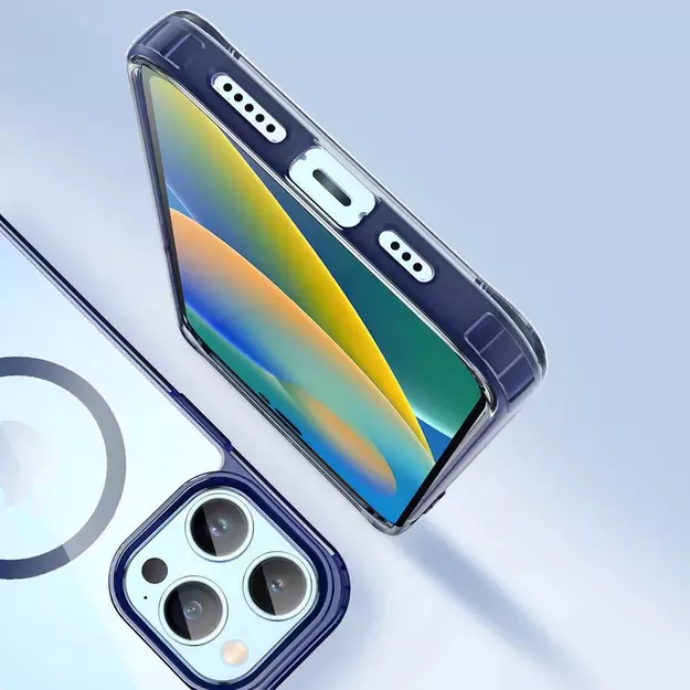 Dux Ducis Clin2 case for iPhone 14 Pro magnetic MagSafe cover blue 13