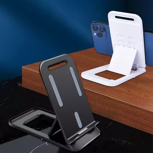 Universal foldable standing stand - white 1